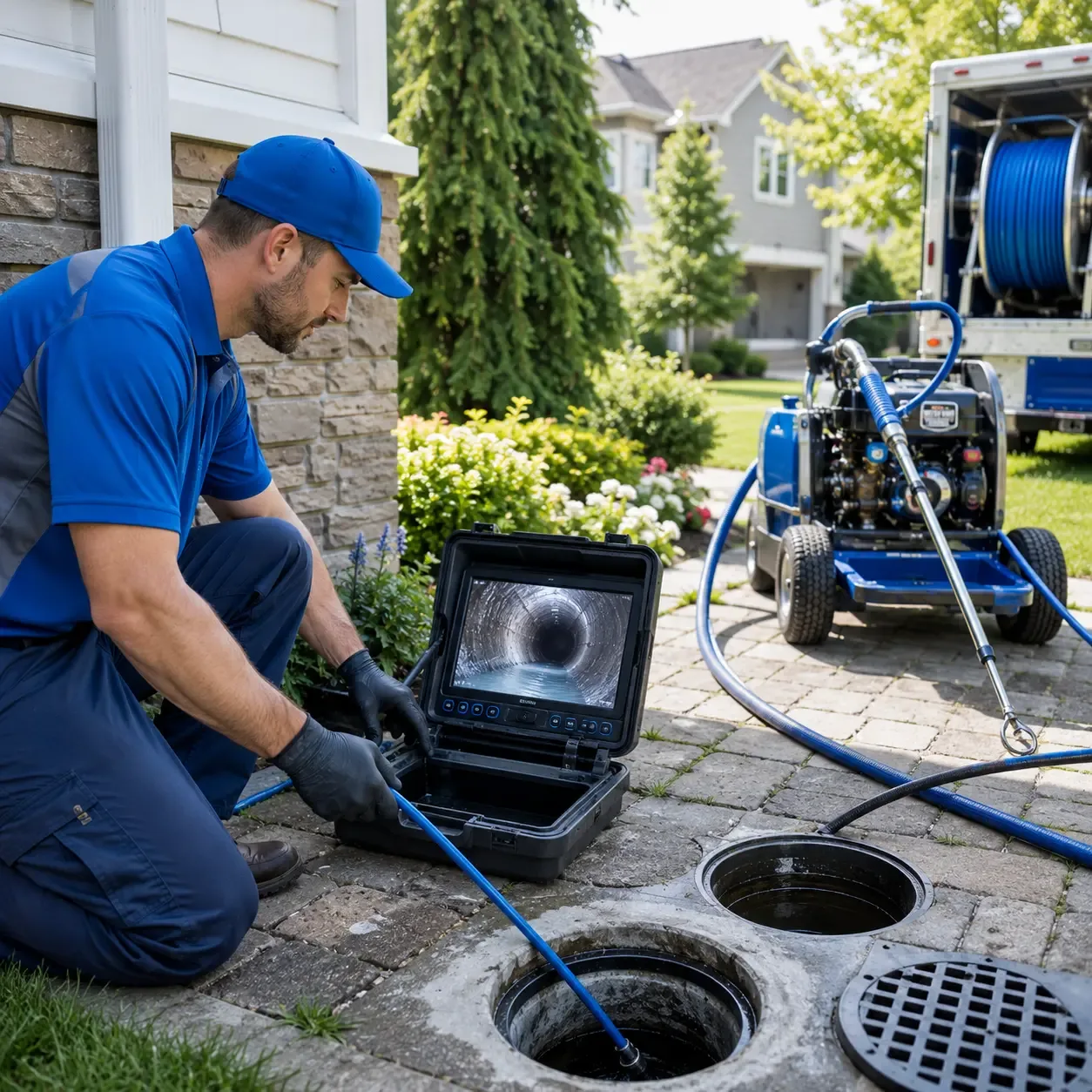 Outdoor drain cleaning professionals serving Sarahsville, OH